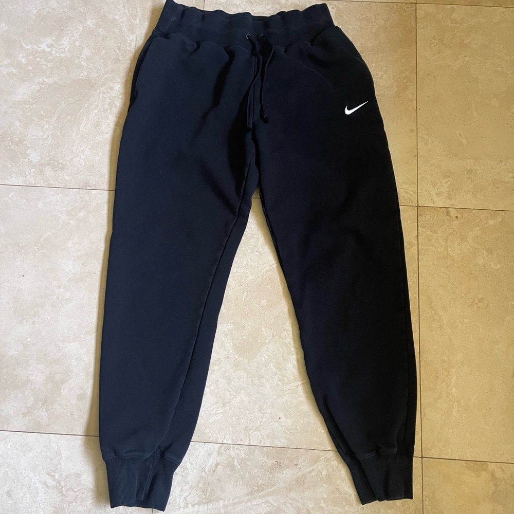 Nike Womens Black Fleece Jogger Sweatpants